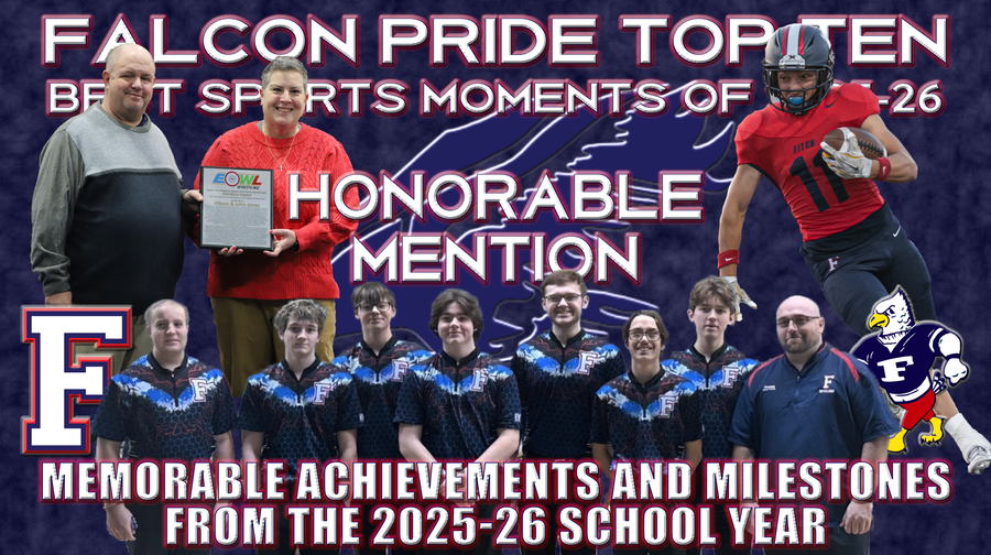 Falcon Pride Top Ten: 2025-26 Honorable Mention